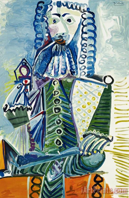 Pablo Picasso Mousquetaire a La Pipe II Art Painting