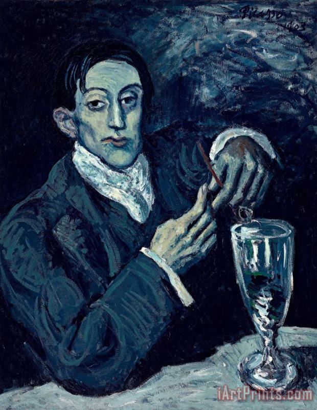 Pablo Picasso Portrait D'angel Fernandez De Soto Art Painting