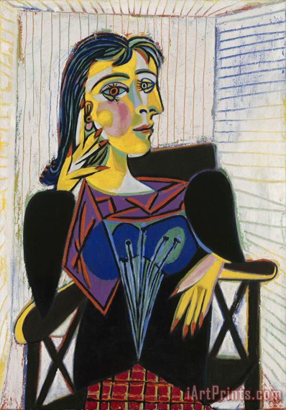 Portrait De Dora Maar painting - Pablo Picasso Portrait De Dora Maar Art Print