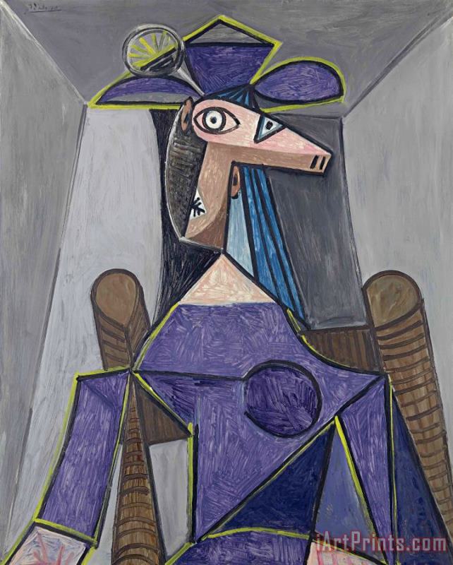 Pablo Picasso Portrait De Femme (dora Maar) Art Painting