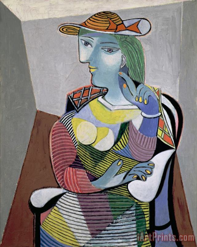 Pablo Picasso Portrait De Marie Therese Art Print