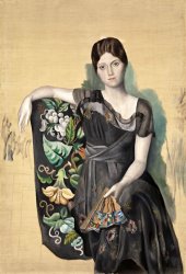 Pablo Picasso Portrait of Olga in The Armchair 1917