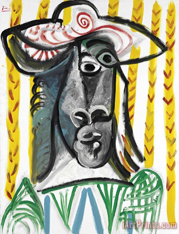 Tete painting - Pablo Picasso Tete Art Print