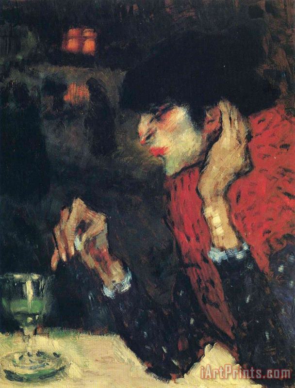 Pablo Picasso The Absinthe Drinker 1901 1 Art Painting