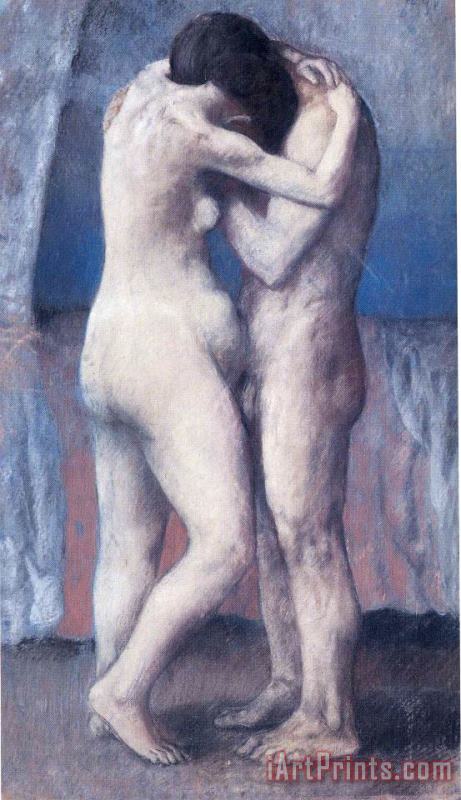 Pablo Picasso The Embrace 1903 Art Print