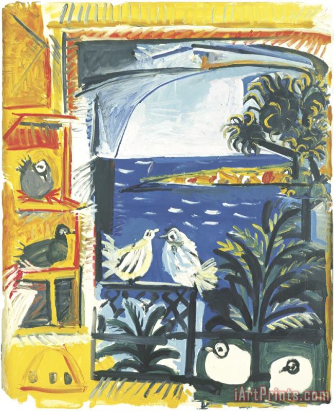 Pablo Picasso The Pigeons Art Print