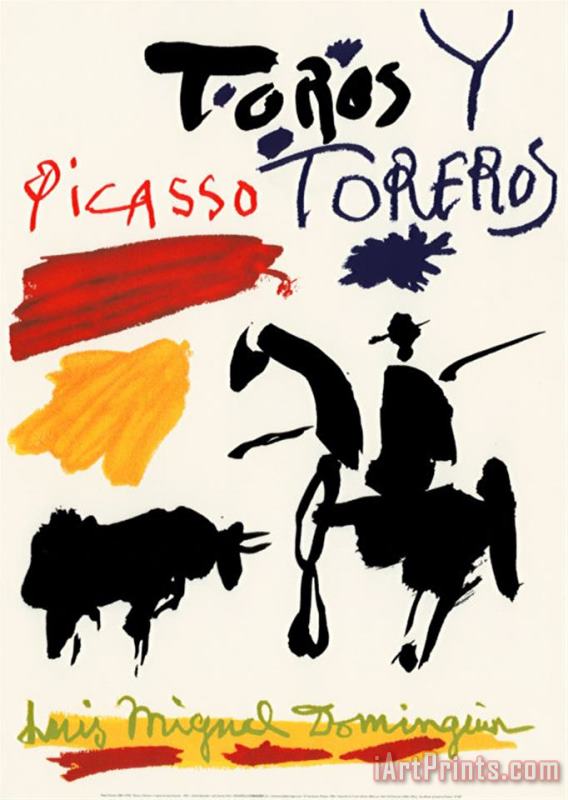 Pablo Picasso Toros Y Toreros Art Print