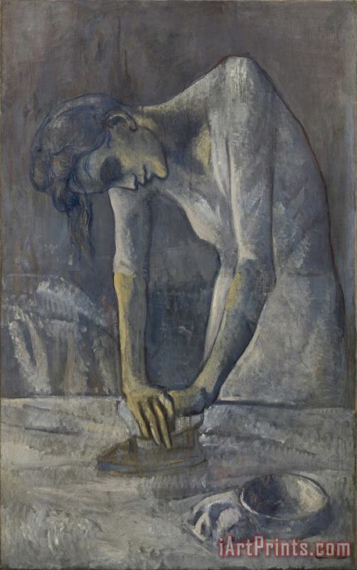 Pablo Picasso Woman Ironing Art Painting