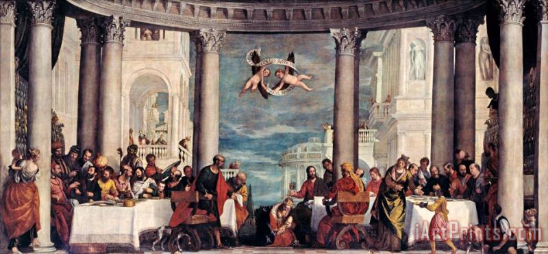 Paolo Caliari Veronese Le Repas Chez Simon Le Pharisien Art Painting