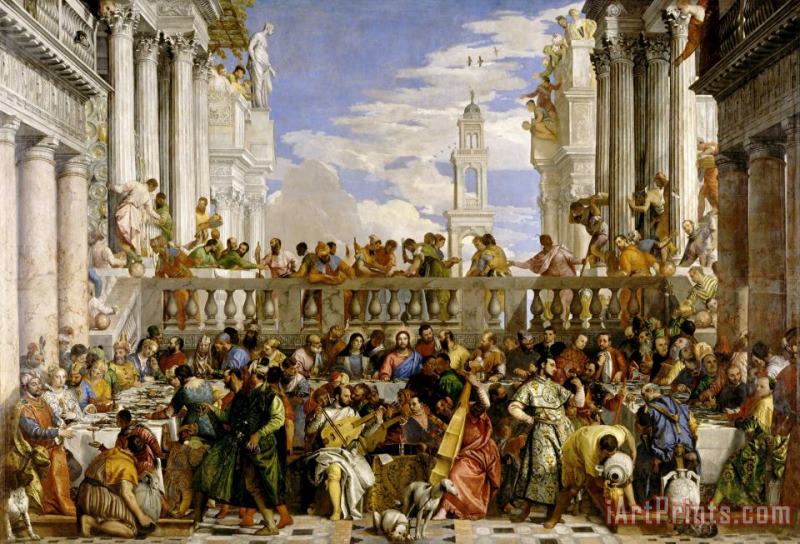 Paolo Caliari Veronese Les Noces De Cana Art Painting