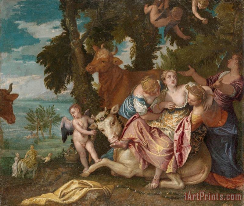 Paolo Caliari Veronese The Rape of Europa Art Print