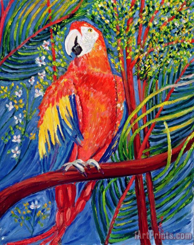 Pretty Polly painting - Patricia Eyre Pretty Polly Art Print