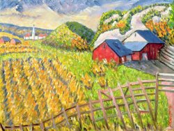 Patricia Eyre Wheat Harvest Kamouraska Quebec