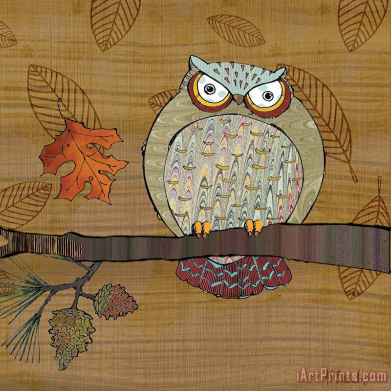 Paul Brent Awesome Owls III Art Print