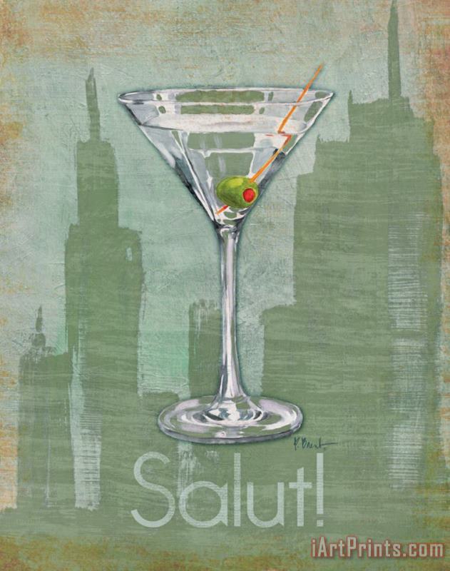 Paul Brent Big City Cocktail III Art Print