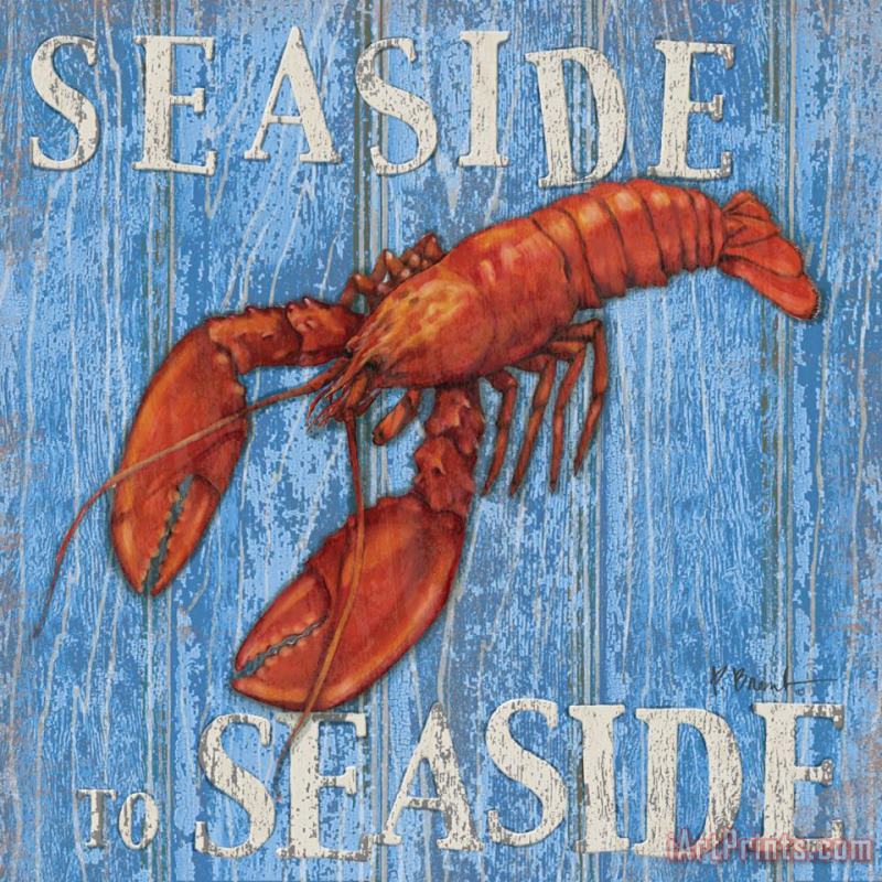 Paul Brent Coastal Usa Lobster Art Painting