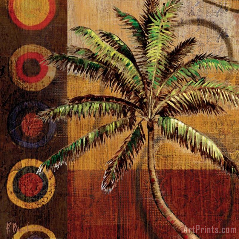 Contemporary Palm I painting - Paul Brent Contemporary Palm I Art Print