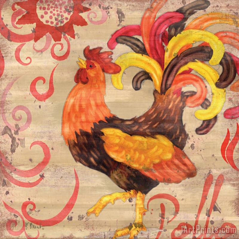 Paul Brent Royale Rooster II Art Print