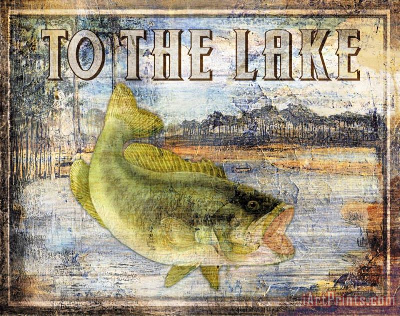 To The Lake painting - Paul Brent To The Lake Art Print