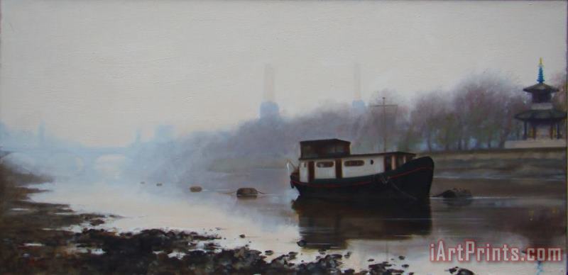 Paul Brown River Thames Art Print