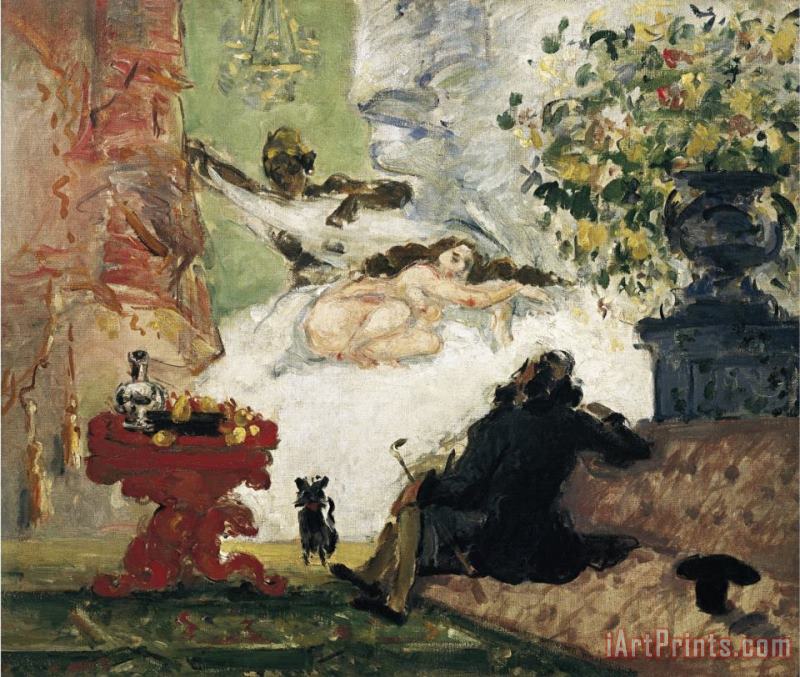 Paul Cezanne A Modern Olympia Une Moderne Olympia Art Print