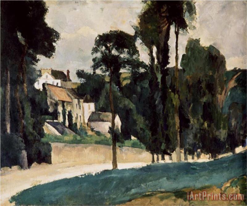 A Way in a Path painting - Paul Cezanne A Way in a Path Art Print