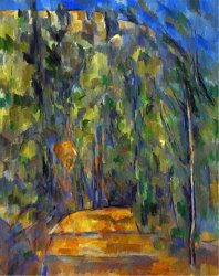 Paul Cezanne Bend in The Forest Road 1902 1906