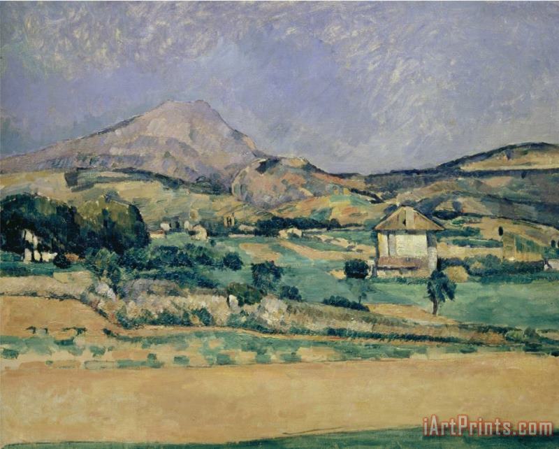 Paul Cezanne Blick Zum Mount Saint Victoire 1882 85 Art Print