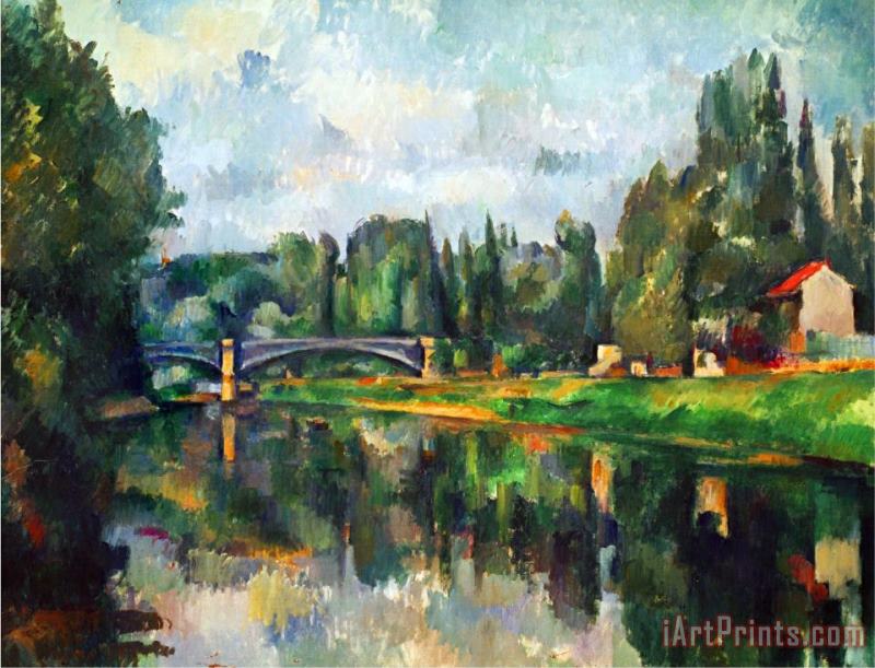 Bridge Over Ther Marne at Creteil 1888 painting - Paul Cezanne Bridge Over Ther Marne at Creteil 1888 Art Print