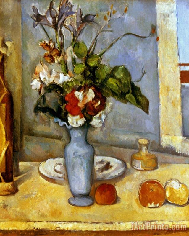 Paul Cezanne Cezanne Blue Vase 1885 87 Art Print