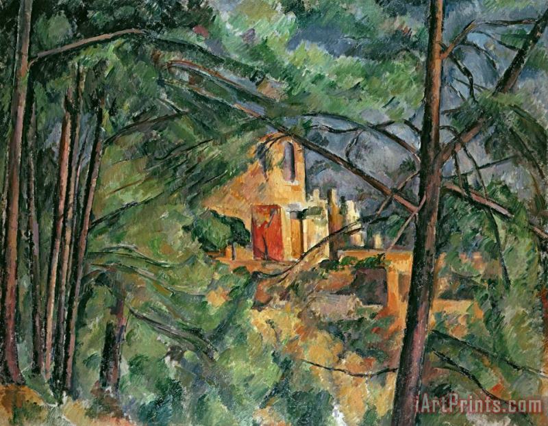 Paul Cezanne Chateau Noir C 1904 Art Print