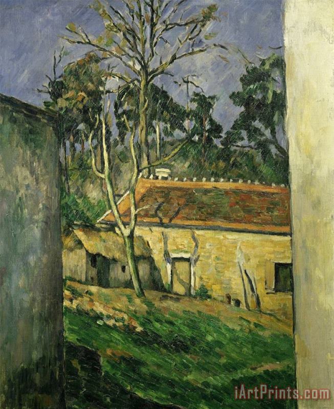 Paul Cezanne Cour De Ferme a Auvers Farmyard Auvers Sur Oise France 1879 80 Art Painting