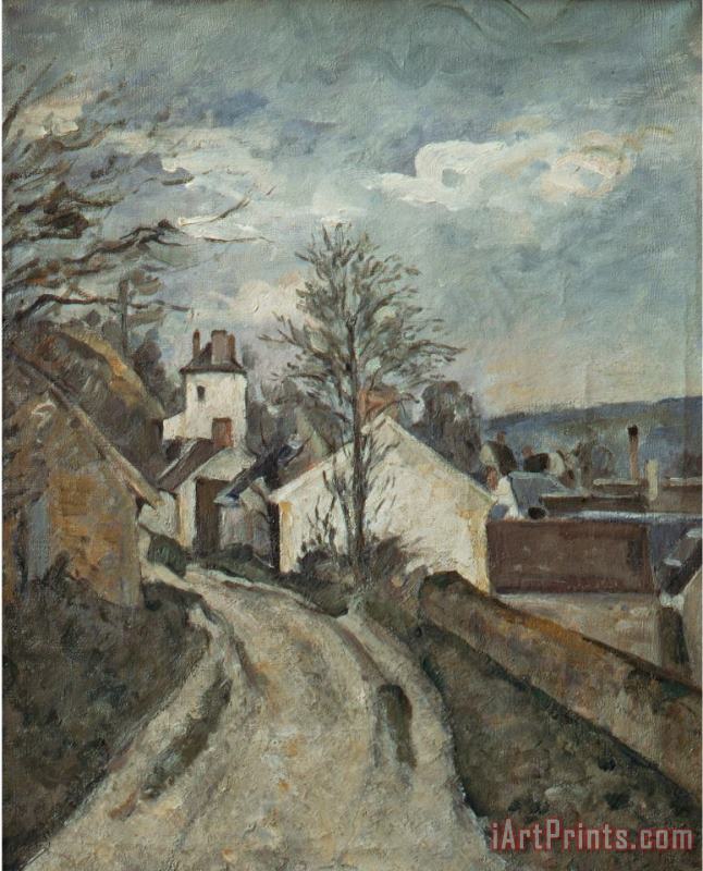 Paul Cezanne Doctor Gachet's House at Auvers Art Painting
