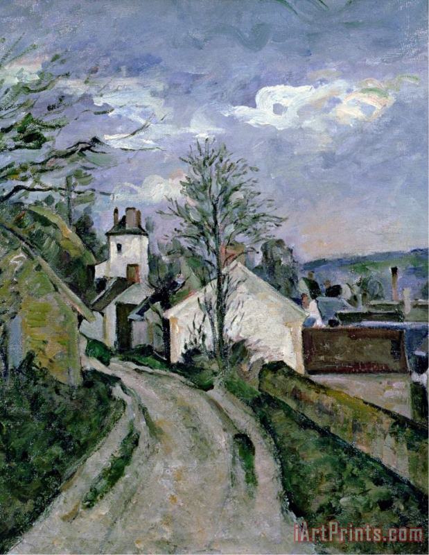 Paul Cezanne Doctor Gachet's House at Auvers Circa 1873 Art Print