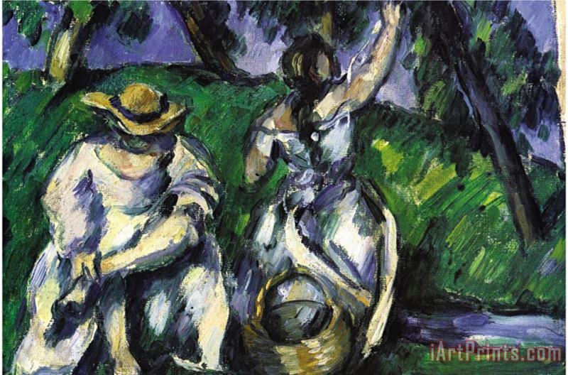 Paul Cezanne Figures Art Painting