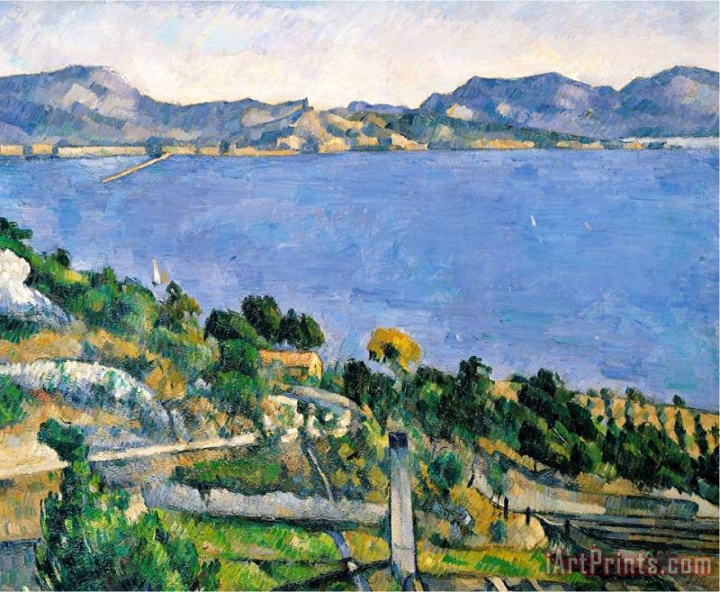 L Estaque View of The Bay of Marseilles Circa 1878 79 painting - Paul Cezanne L Estaque View of The Bay of Marseilles Circa 1878 79 Art Print