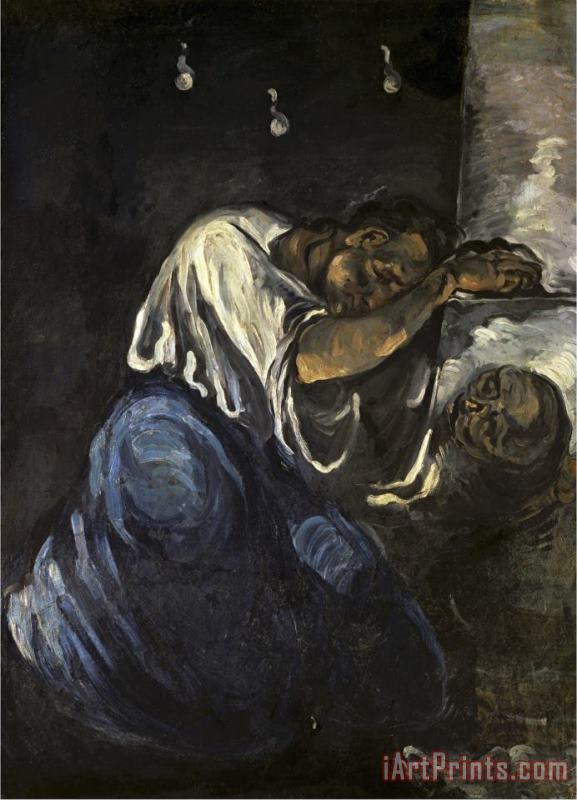 Paul Cezanne La Madeleine Ou La Douleur Art Print
