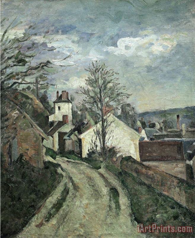 Paul Cezanne La Maison Du Docteur Gachet a Auvers Doctor Gachet's House Auvers France C 1873 Art Painting