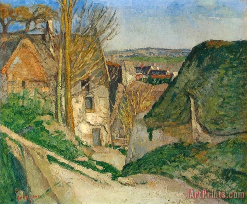 Paul Cezanne La Maison Du Pendu Art Print