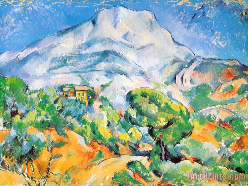 Paul Cezanne La Montagne St Victoire Art Painting