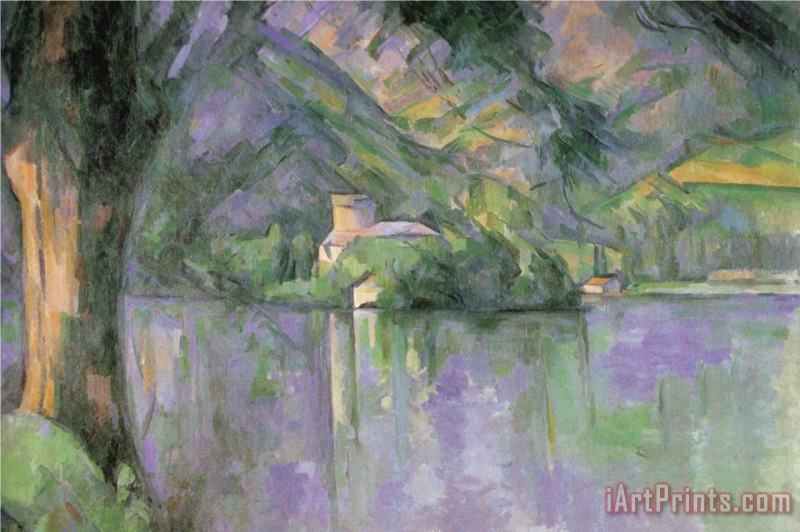 Le Lac Annecy painting - Paul Cezanne Le Lac Annecy Art Print