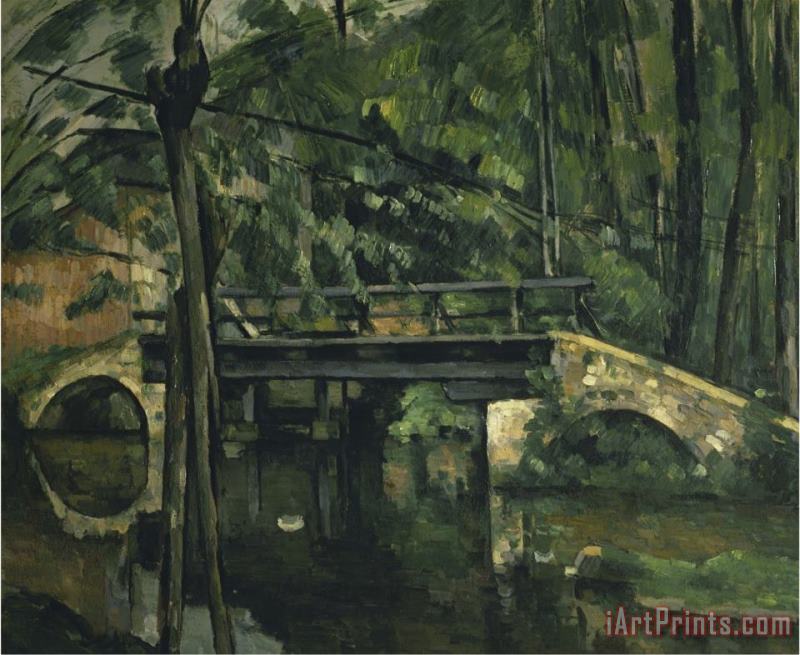 Paul Cezanne Le Pont De Maincy Art Painting
