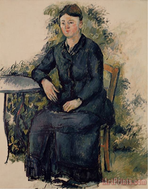Paul Cezanne Madame Cezanne in The Garden 1880 82 Art Painting