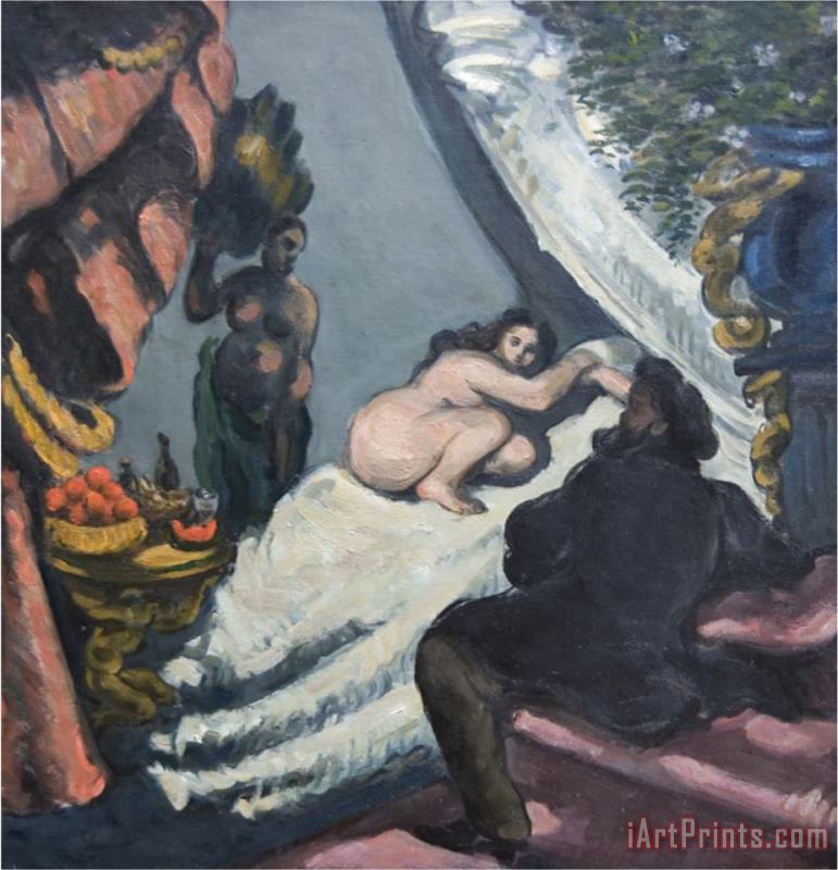 Paul Cezanne Modern Olympia Art Print