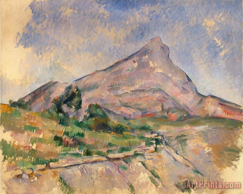 Paul Cezanne Mont Sainte Victoire 1897 98 Art Print