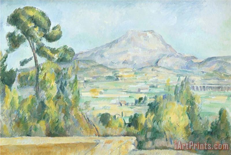 Paul Cezanne Montagne Saint Victoire 1890 Art Painting