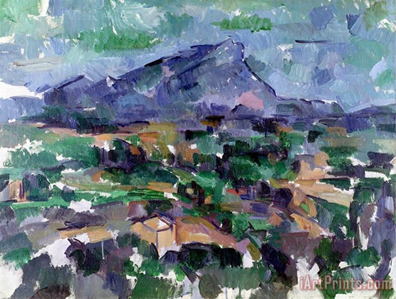 Paul Cezanne Montagne Sainte Victoire 1904 06 Art Print