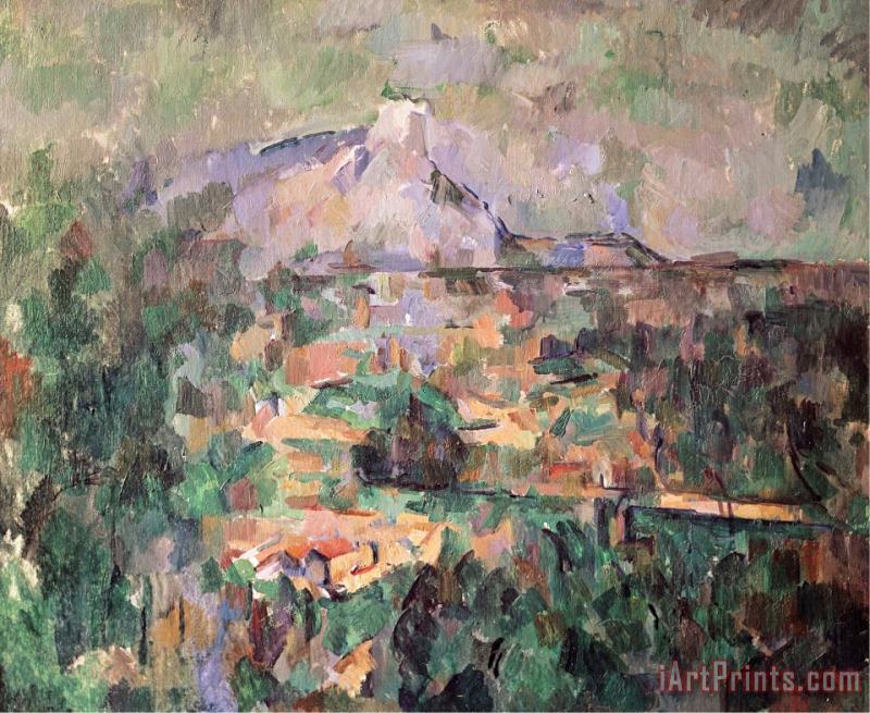 Montagne Sainte Victoire From Lauves 1904 06 painting - Paul Cezanne Montagne Sainte Victoire From Lauves 1904 06 Art Print