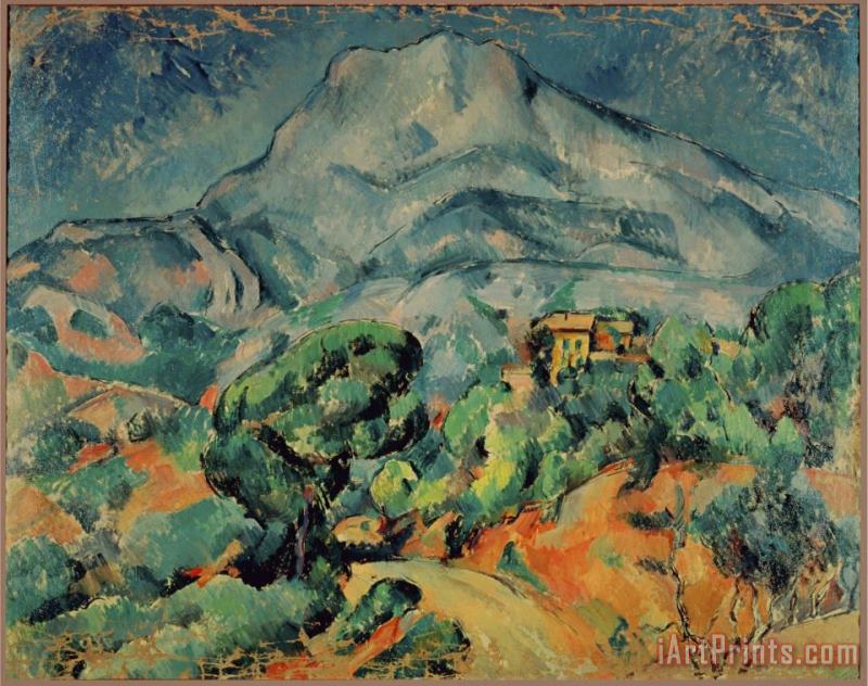 Montagne Sainte Victoire View From The South West painting - Paul Cezanne Montagne Sainte Victoire View From The South West Art Print