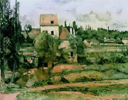 Paul Cezanne Moulin De La Couleuvre at Pontoise for Detail See 67881 1881 Oil on Canvas
